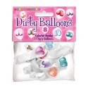 Little Genie Balony Imprezowe Lateksowe 9 szt. Biały Nadruk 2-stronny