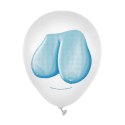 Little Genie Balony Imprezowe Lateksowe 9 szt. Biały Nadruk 2-stronny