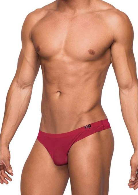 Male Power Seamless Sleek S/M - stringi bezszwowe, niski stan, czarne Male Power Seamless Sleek S/M - stringi bezszwowe, niski stan, czarne