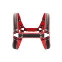 Ouch! Uprząż Chest Bulldog L/XL - Skora naturalna, regulowana