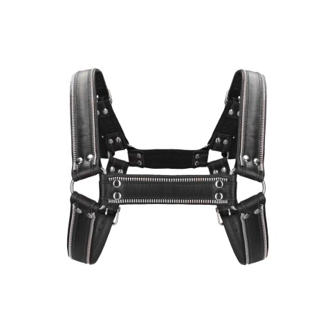 Ouch! Uprząż Chest Bulldog S/M, regulowana skora naturalna czarna Ouch! Uprząż Chest Bulldog S/M, regulowana skora naturalna czarna