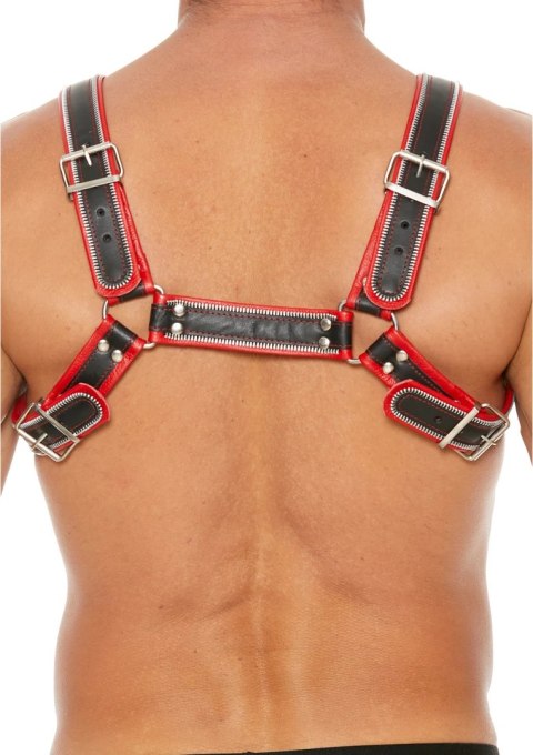 Ouch! Uprząż Chest Bulldog S/M skora naturalna regulowana czarna Ouch! Uprząż Chest Bulldog S/M skora naturalna regulowana czarna