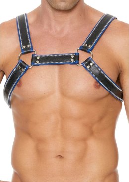 Ouch! Uprząż Chest Bulldog S/M skora, regulacja, czarny