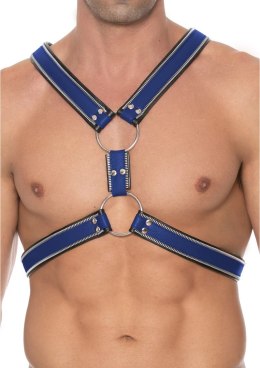 Ouch! Z-Series Uprząż Skorzana L/XL z 4 O-ringami Regulowana