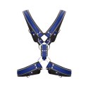 Ouch! Z-Series Uprząż Skorzana L/XL z 4 O-ringami Regulowana