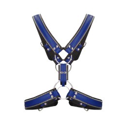 Ouch! Z-Series Uprząż Skorzana L/XL z 4 O-ringami Regulowana