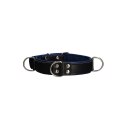 Shots Ouch! Deluxe Collar z trzema O-ringami, regulowana, czarna