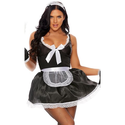 Fiore Hosiery Kostium French Maid komplet z akcesoriami S/M Fiore Hosiery Kostium French Maid komplet z akcesoriami S/M