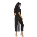 Forplay Tolu S Stroj kąpielowy bikini z długim kimono, czarny