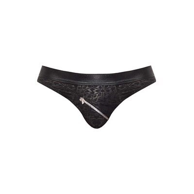Male Power Bikini Zip L - męskie slipy z zamkiem i wzorem, rozmiar L Male Power Bikini Zip L - męskie slipy z zamkiem i wzorem, rozmiar L