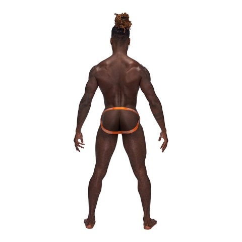 Male Power Casanova Uplift Jock majtki na paskach czarne satynowe Male Power Casanova Uplift Jock majtki na paskach czarne satynowe