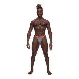 Male Power Casanova Uplift Micro L/XL - stringi z satynowym pasem