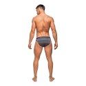Male Power Heather Haze Bikini M z wycięciami, jasne szwy