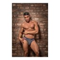 Male Power Heather Haze Bikini M z wycięciami, jasne szwy