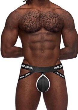 Male Power Helmet SM - stylowe majtki typu jock z funkcjonalnym zatrzaskiem