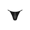 Male Power Landing Strip Micro Stringi S/M czarne elastyczne