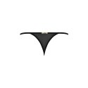 Male Power Landing Strip Micro Stringi S/M czarne elastyczne