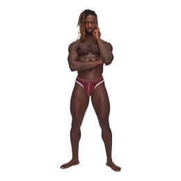 Male Power Sport Mesh Stringi Siateczkowe S/M Czarny Komfortowy Pas