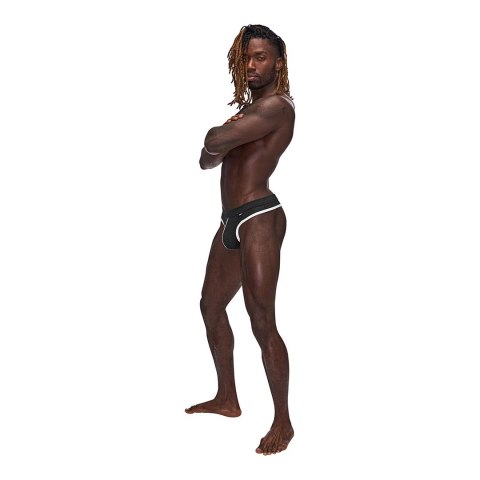Male Power Sport Mesh stringi siateczkowe S/M czarne oddychające Male Power Sport Mesh stringi siateczkowe S/M czarne oddychające