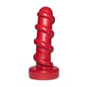 Prowler Red Carousel - silikonowy model z prążkowaną powierzchnią, czerwony