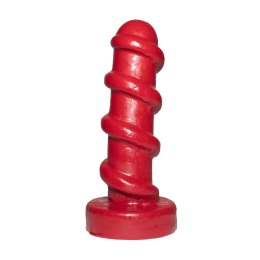 Prowler Red Carousel - silikonowy model z prążkowaną powierzchnią, czerwony