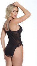 Coquette Body Plus Size Transparentne Koronkowe Bez Ramiączek