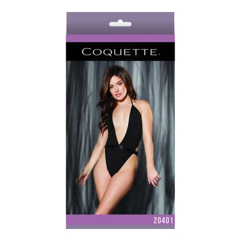 Coquette Body z głębokim dekoltem czarne eleganckie rozmiar M Coquette Body z głębokim dekoltem czarne eleganckie rozmiar M