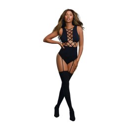 Dreamgirl Body z odkrytymi plecami i kryształowymi zdobieniami
