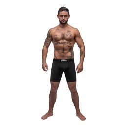 Male Power Black Nite spodenki kompresyjne z długimi nogawkami M