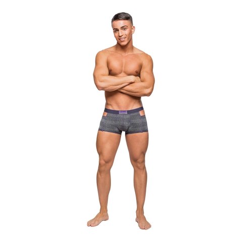 Male Power Haze XL - szorty z wycięciami i sportowym paskiem Male Power Haze XL - szorty z wycięciami i sportowym paskiem