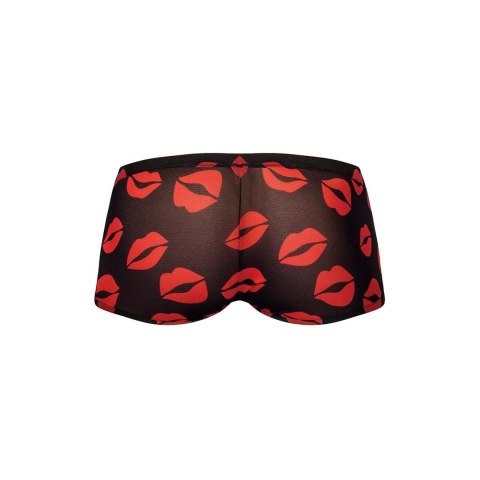 Male Power Kiss Me XL - szorty męskie z niskim stanem, czerwone Male Power Kiss Me XL - szorty męskie z niskim stanem, czerwone