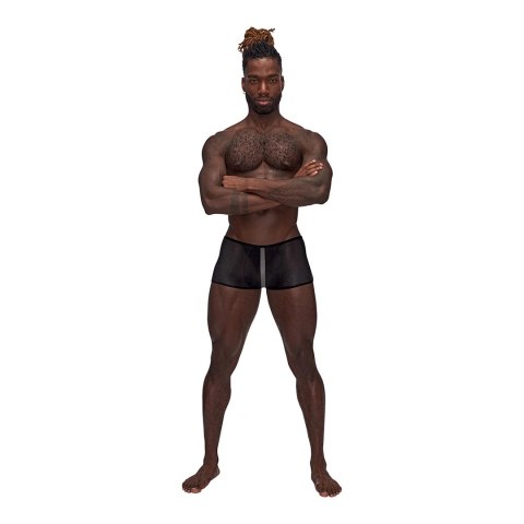 Male Power Landing Strip Mini szorty M czarne matowe wykończenia Male Power Landing Strip Mini szorty M czarne matowe wykończenia