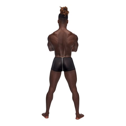 Male Power Landing Strip Mini szorty M czarne matowe wykończenia Male Power Landing Strip Mini szorty M czarne matowe wykończenia