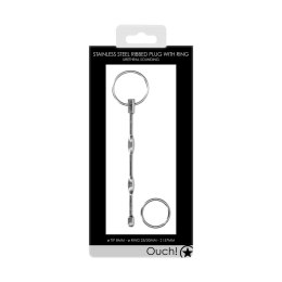 Ouch! Stalowy stymulator intymny 0.3/8 mm - precyzyjny, metalowy model