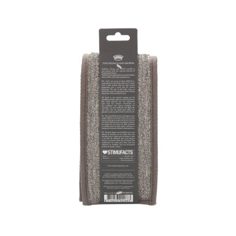 Touche by Shots Pasek Peelingujący Big Back Strap z Węglem Drzewnym Touche by Shots Pasek Peelingujący Big Back Strap z Węglem Drzewnym