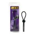 Boneyard Buck'd - Pierścień regulowany silikonowy 4mm czarny