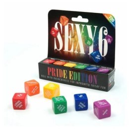Kheper Games Zestaw 6 Tęczowych Kości Scenariuszy - Pride Dice Rainbow