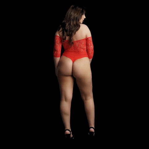 Le Desir Body Plus Size z wysokim stanem, koronka, czarne 1XL-3XL Le Desir Body Plus Size z wysokim stanem, koronka, czarne 1XL-3XL