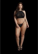 Le Desir Plus Size Komplet Top i Majtki z Kryształkami 1XL-3XL