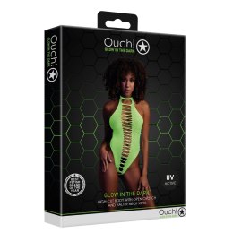 Ouch! Neon Body UV Aktywny Wysoki Kroj XS/L Neonowy Roż