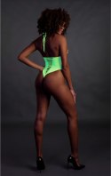 Ouch! Neon Body UV Aktywny Wysoki Kroj XS/L Neonowy Roż