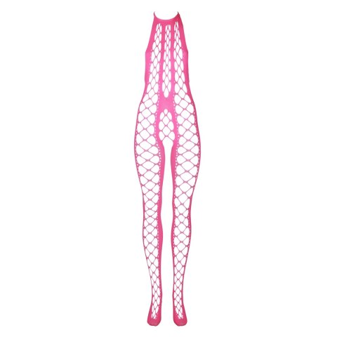 Ouch! Neon Bodystocking XS/L - Elastyczny stroj z dekoltem V, aktywowany UV Ouch! Neon Bodystocking XS/L - Elastyczny stroj z dekoltem V, aktywowany UV