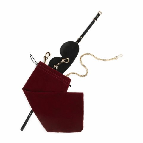 Bedroom Fantasies Zestaw Bondage 11 elementow PU Leather w walizce Bedroom Fantasies Zestaw Bondage 11 elementow PU Leather w walizce