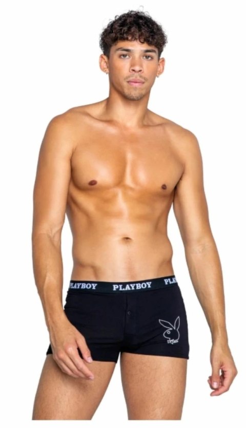 Playboy Mens Tuxedo Modal Boxer Black - Stylowe Bokserki Męskie Playboy Mens Tuxedo Modal Boxer Black - Stylowe Bokserki Męskie