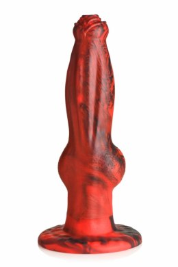 XR Brands Hel-Wolf Red & Black - Model z funkcją ruchu i wibracji