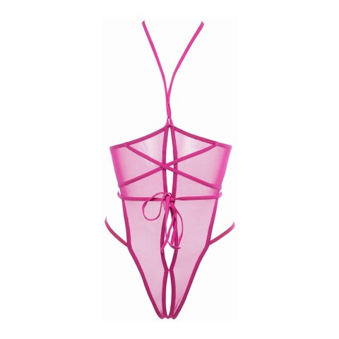 Allure Nicola Body siateczkowe z otwartym biustem, czarne, rozmiar SM Allure Nicola Body siateczkowe z otwartym biustem, czarne, rozmiar SM