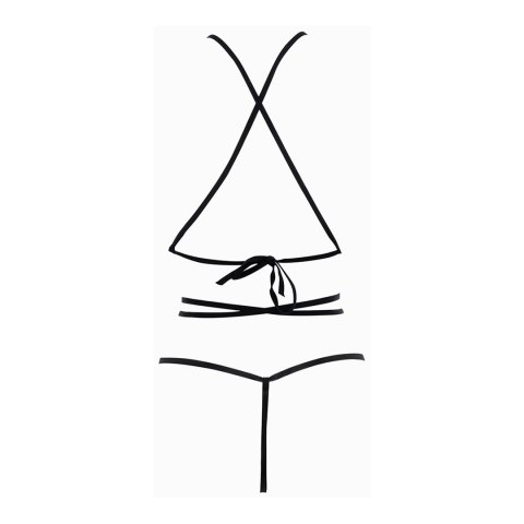 Allure Nicola Body siateczkowe z otwartym biustem, elastyczne, czarne Allure Nicola Body siateczkowe z otwartym biustem, elastyczne, czarne
