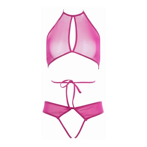 Allure SM komplet top i majtki z koronką, czarne, rozmiar uniwersalny Allure SM komplet top i majtki z koronką, czarne, rozmiar uniwersalny