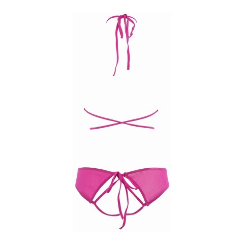 Allure komplet top i majtki L/XL z koronkowymi detalami czarny Allure komplet top i majtki L/XL z koronkowymi detalami czarny