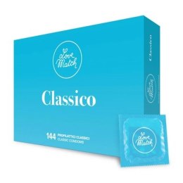 Love Match Classico - prezerwatywy klasyczne, 144 sztuki, optymalna lubrykacja